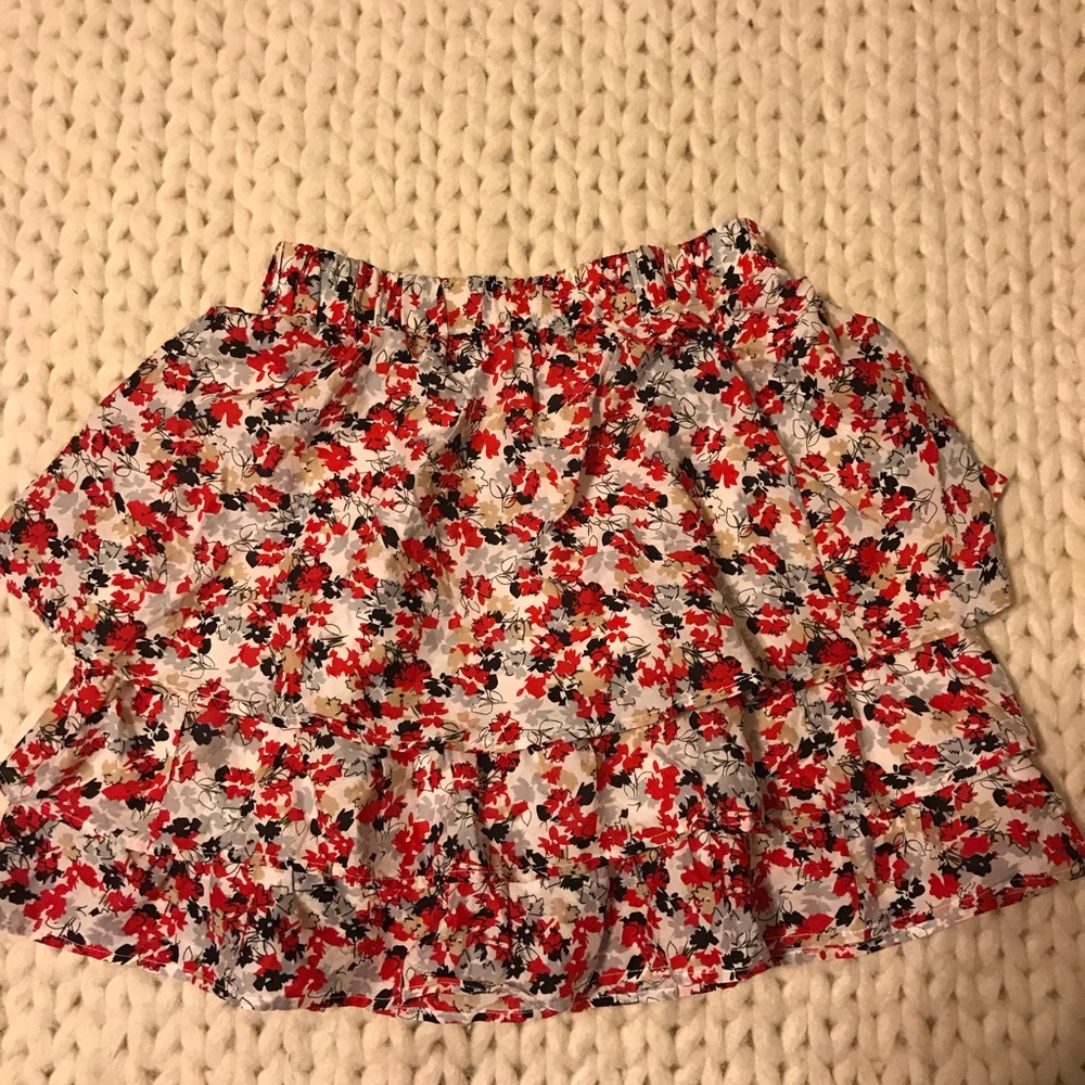 Tulle fall leaves skirt